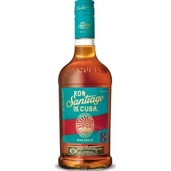 Santiago de Cuba 8y 40% 0,7 l (holá láhev)