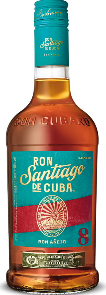 Santiago de Cuba 8y 40% 0,7 l (holá láhev)