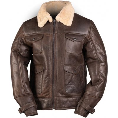 Bunda Mil-Tec US A4 s límcem hnědá – Sleviste.cz