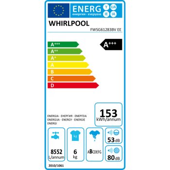 Whirlpool FWSG61283BV EE