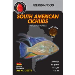 Discusfood South American cichlid spirulina pearls 80 g, 175 ml