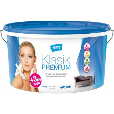 Disperzní malířská barva HET Klasik Premium 15kg – HobbyKompas.cz