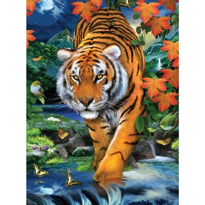 Royal Langnickel Malování podle čísel 22 x 30 cm Tygr u vody – Hledejceny.cz