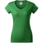 Malfini Fit V-neck 162 středně zelená – Zboží Dáma