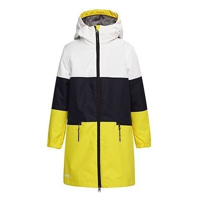 Huppa Hanka Dívčí nepromokavý kabát white/yellow – Sleviste.cz