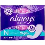 Always Dailies Normal To Go Fresh slipové vložky 20 ks – Hledejceny.cz