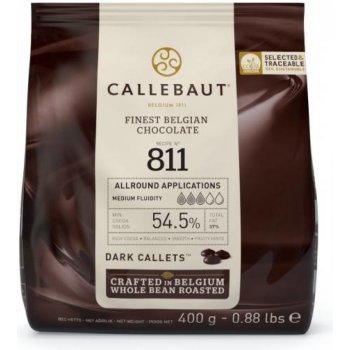 Callebaut 811 hořká čokoláda 54,5% 400 g