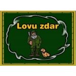 E-myslivost Nažehlovačka pro myslivce - různé motivy - Velikost 9x7 cm, Motiv Myslivec a pes – Zboží Dáma