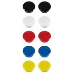 Magnet 24 mm mix barev balení 10 ks – Zboží Mobilmania