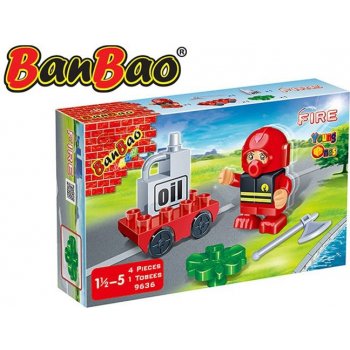 Banbao figurka ToBees hasič s doplňky 4 ks