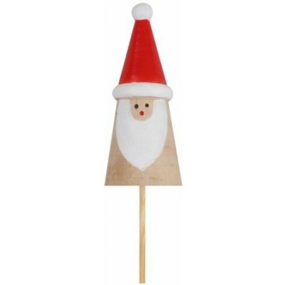 Santa dřevěný 5,5 cm + špejle – Hledejceny.cz