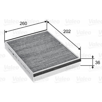 Filtr, vzduch v interiéru VALEO 715757 – Hledejceny.cz