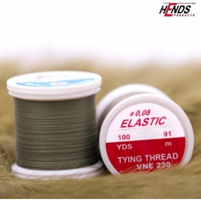 Hends Products vázací nit Elastic VNE 205 91 m 0,08 mm olivově zelená – Hledejceny.cz