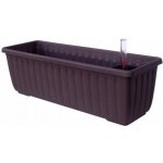Plastia Samozavlažovací truhlík SIESTA LUX 80x20x19 cm hnědý – Zboží Mobilmania
