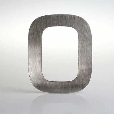 Domovní číslo popisné Nerez EUROMODE - č. 0 – Zboží Mobilmania