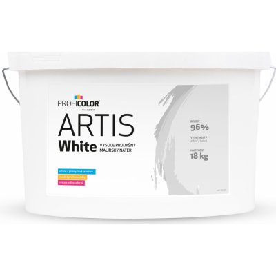 Malířská barva ARTIS White, interiérová, bílá, 18kg – Zbozi.Blesk.cz