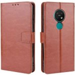 TT-TopTechnology Pouzdro Nokia 6.2 knížkové hnědé – Zboží Živě
