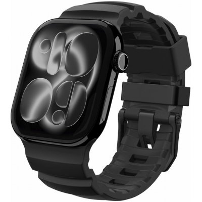 Spigen Silicone Band Apple Watch 49mm/46mm/45mm/44mm Black AMP10508 – Hledejceny.cz