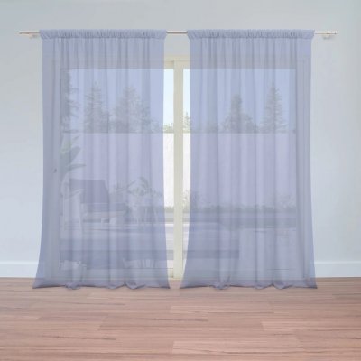 Sablio Záclony Fialově modrá: 2ks 150x250cm – Hledejceny.cz