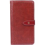 VSECHNONAMOBIL 54512 CROCODILE Peněženkový obal Vivo Y57 5G červený – Zboží Živě
