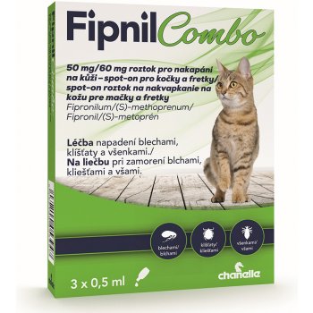 Fipnil Combo Spot-on Cat 50 / 60mg 3 x 0,5 ml