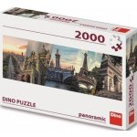 Dino Paríž koláž panoráma 2000 dílků – Zboží Dáma
