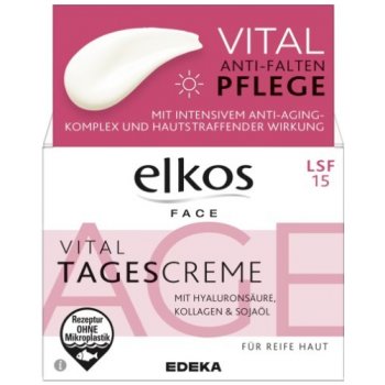 Elkos Vital regenerační denní krém s Anti-Age komplexem proti projevům stárnutí pleti 50 ml