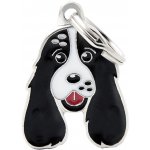 My Family COCKER gravírovateľný přívěsek 2,9 x 2,5 cm – Zboží Mobilmania