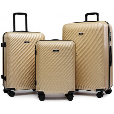 ROWEX Roseline 3v1 šampaňská 56x38x23 cm 66x45x26 cm 76x50x30 cm – Zbozi.Blesk.cz