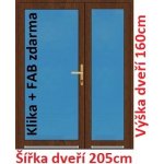 Soft Dvoukřídlé 3/3 sklo bílá 205 x 160 cm – Hledejceny.cz