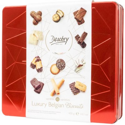 Desobry dárková sada luxusních sušenek Red Star 400 g – Sleviste.cz