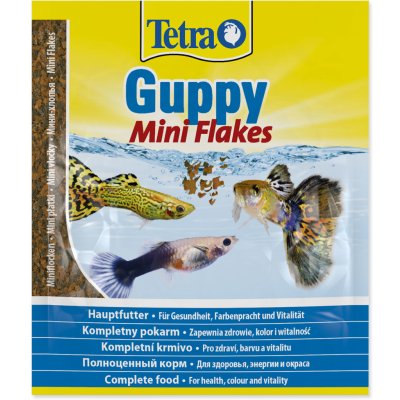 Tetra Guppy Mini Flakes 12 g, 20 ks