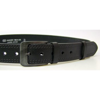 Penny belts pánský kožený opasek 60012- 02-2-60 černý