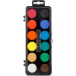 Koh-i-noor Barva vodová 30mm 12barev, černá – Zboží Dáma