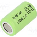 JJJ J-1/2A1100 Akum: Ni-MH; 1/2A; 1,2V; 1100mAh; Ø16,3x27,4mm; 1ks. – Zboží Živě
