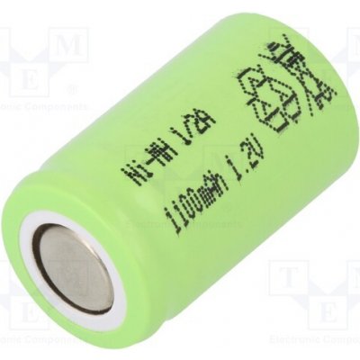 JJJ J-1/2A1100 Akum: Ni-MH; 1/2A; 1,2V; 1100mAh; Ø16,3x27,4mm; 1ks. – Zboží Živě
