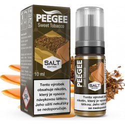 PEEGEE Salt Sladký tabák 10 ml 10 mg