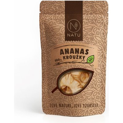Natu Ananas kroužky Natural 250 g – Zboží Mobilmania