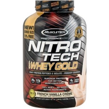 MUSCLETECH NITRO-TECH 100% Whey gold 2510 g