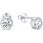 Brilio Silver Minimalistické stříbrné náušnice EA323W – Hledejceny.cz