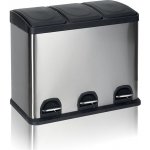 Brilanz Koš recyklovací odpadkový nerezový SAVERY 3 x 20 l – Zboží Dáma