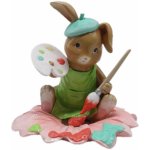 Velikonoční dekorace Králík malující květinu 15*15*15 cm – Hledejceny.cz