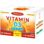 TEREZIA Vitamin D3 2000 IU Limitovaná edice 90 + 30 tobolek – Hledejceny.cz
