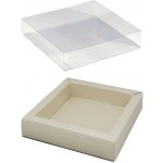Krabička na pralinky papír+obal plast 120x120, v.32mm (slonová břidlice) 100 ks/kart – Zboží Mobilmania
