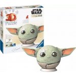 Ravensburger 3D puzzle Star Wars: Baby Yoda s ušima 72 ks – Sleviste.cz