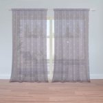 Sablio Záclony Bílé čtverce: 2ks 150x250cm – Hledejceny.cz