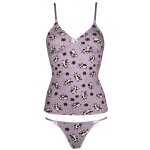 Sweet Cow bavlněná spodní košilka kalhotky světle růžová – Sleviste.cz