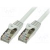 síťový kabel Logilink CP1022D Patch, SF/UTP, 5e, licna, CCA, PVC, 26AWG, 0,5m, šedý
