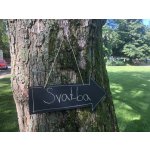 Svatba-eshop Směrová šipka oboustranná k popisu s provázkem - cedule na svatební značení – Zboží Dáma