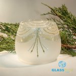 Skleněný svícen malý na svíčku – Zbozi.Blesk.cz